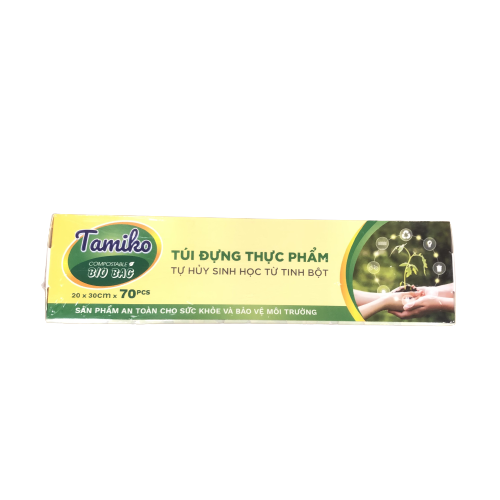 Túi Thực Phẩm Tự Hủy Sinh Học Từ Tinh Bột 20X30Cm 70 Túi