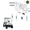 Bộ Má Phanh Xe Điện ClubCar