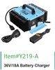 Bộ sạc 36V18A dành cho xe điện EZGO & TXT