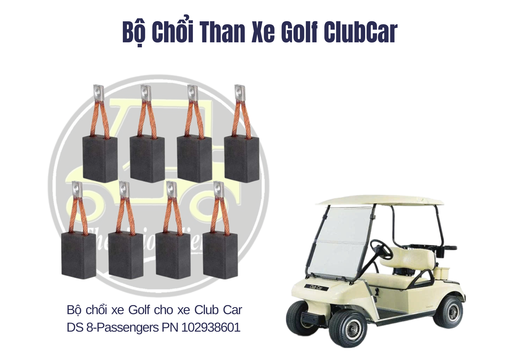 Chổi Than Cho Xe Điện Clubcar