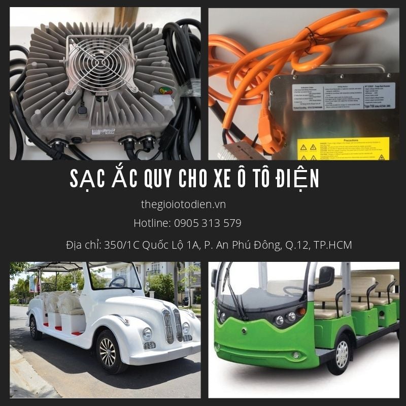 Sạc ắc quy cho xe ô tô điện