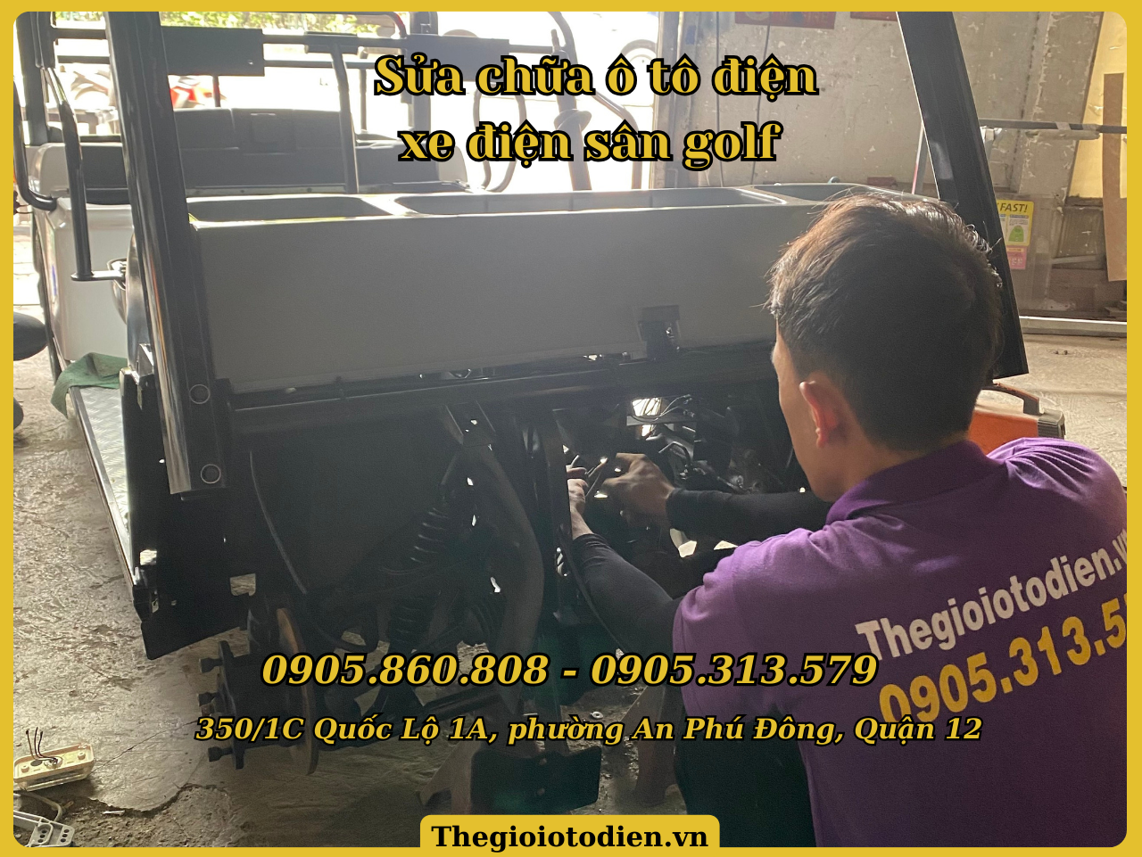 Sửa chữa & Bảo Dưỡng Ô Tô Điện - Thế Giới Ô Tô Điện