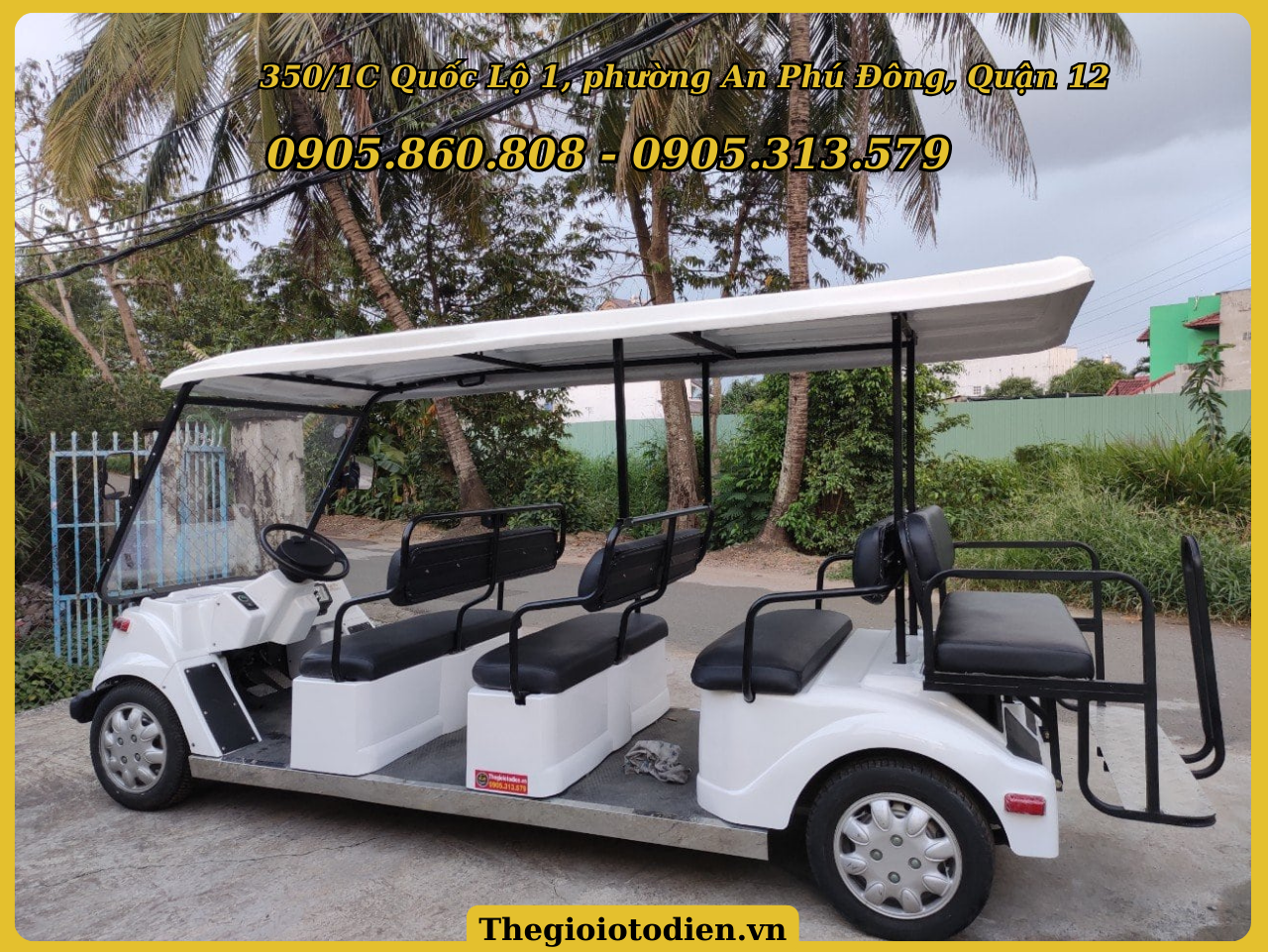 Xe điện sân golf cũ Hồ Chí Minh