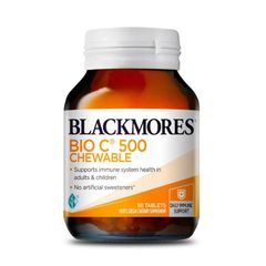 BLACKMORES Bio C 500 chewable - Viên nhai vitamin C lọ 125 viên