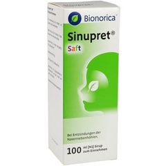 SINUPRET Saft - Siro Thảo dược điều trị sổ mũi, viêm xoang cho trẻ em từ 2 tuổi trở lên và người lớn
