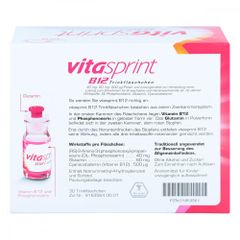 VITASPRINT B12 Trinkfläschchen - Hỗ trợ thần kinh, tăng sức khỏe, tăng sức đề kháng, hộp 10 lọ