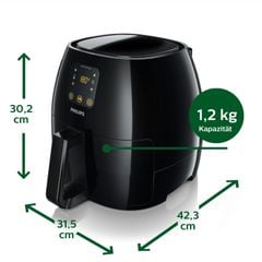 Philips - Nồi chiên không dầu mầu đen - HD9240/90 Fritteuse  Airfryer XL Avance Collection, schwarz