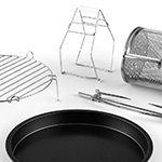 Klarstein - Nồi chiên không dầu màu tím - VitAir Grillen Backen  1400W, 9 Lit