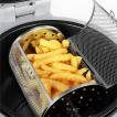 Klarstein - Nồi chiên không dầu màu đen - VitAir Black 1400W Grillen Backen 9 Lit