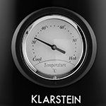 Ấm siêu tốc có đồng hồ đo nhiệt màu đen 1,7Lit - Klarstein