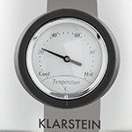 Ấm siêu tốc có đồng hồ đo nhiệt thép không gỉ 1,7Lit - Klarstein