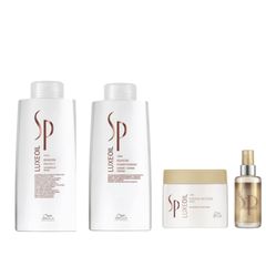 Wella SP Luxeoil Keratin Protect Oil - Tinh dầu dưỡng chăm sóc tóc hư tổn, 100ml
