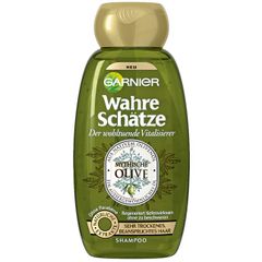 GARNIER Wahre Schatze Olive Shampoo - Dầu gội từ dầu Oliu phục hồi tóc khô, gãy, rụng 250ml
