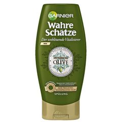 GARNIER Wahre Schatze Olive - Dầu Xả từ dầu Oliu phục hồi tóc khô, gãy, rụng 200ml
