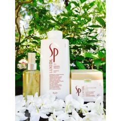 Wella SP Luxeoil Keratin Protect Shampoo - Dầu gội phục hồi chuyên sâu cho tóc yếu, 1L