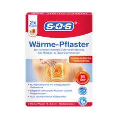 SOS Wärme Pflaster - Miếng dán sinh nhiệt làm nóng giãn cơ, chuột rút và giảm đau khớp, 2 miếng 13x10cm