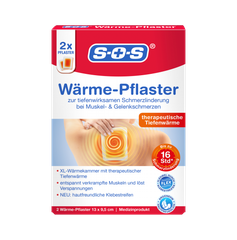 SOS Wärme Pflaster - Miếng dán sinh nhiệt làm nóng giãn cơ, chuột rút và giảm đau khớp, 2 miếng 13x10cm