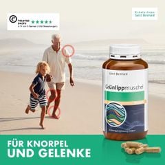 GRUNLIPP MUSCHEL - VIÊN UỐNG ĐIỀU TRỊ KHÔ KHỚP CHIẾT XUẤT TỪ VẸM XANH BIỂN, lọ 300 viên