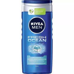 NIVEA MEN 3in1 - Pflegedusche Fresh Ocean - Sữa tắm gội tươi mát với khoáng biển, 250ml