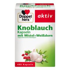 Tinh dầu Tỏi DOPPELHERZ Knoblauch - Thuốc ngăn ngừa xơ cứng động mạch, 480v