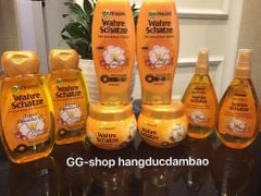 GARNIER Wahre Schatze Argan & Camelia - Dầu gội từ dầu Argan & Hoa trà chăm sóc tóc khô, 250ml