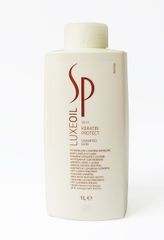 Wella SP Luxeoil Keratin Protect Shampoo - Dầu gội phục hồi chuyên sâu cho tóc yếu, 1L