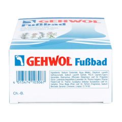 GEHWOL Fußbad - Bột đặc trị hôi chân từ thảo dược giúp khử mùi, ngăn mồ hôi, thư giãn chống nhức mỏi