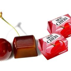 MON CHERI - Kẹo Socola đen nhân rượu & quả anh đào tươi mọng, hộp 15 viên 157gr