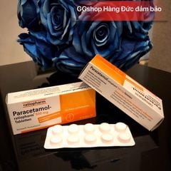 RATIOPHARM Paracetamol 500mg - Viên uống giảm đau và hạ sốt , hộp 20 viên