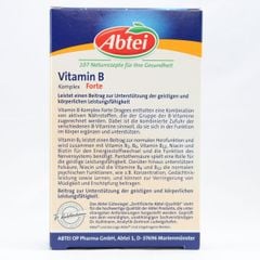 ABTEI B Komplex Forte - Vitamin B tổng hợp, hỗ trợ tinh thần và thể chất, hộp 50v