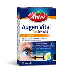 ABTEI Augen Vital Tag & Nacht - Hỗ trợ thị lực, chống khô mắt, hộp 30v