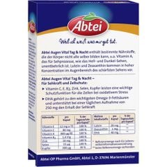 ABTEI Augen Vital Tag & Nacht - Hỗ trợ thị lực, chống khô mắt, hộp 30v