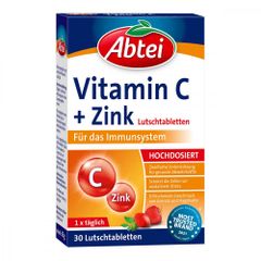 ABTEI Vitamin C + Zink - Viên ngậm tăng cường hệ thống miễn dịch, 30 viên