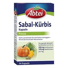 ABTEI Sabal Kürbis - Hỗ trợ chức năng và tăng cường sức khỏe của hệ thống bàng quang, đường tiết niệu nam giới, hộp 54 viên
