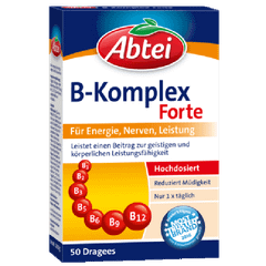 ABTEI B Komplex Forte - Vitamin B tổng hợp, hỗ trợ tinh thần và thể chất, hộp 50v