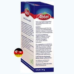 ABTEI Schwarzkuemmeloel - Viên nang giúp cân bằng cholesterol và lượng đường trong máu, giảm mỡ máu, dành cho người huyết áp cao, chống nguy cơ nhồi máu cơ tim và đột quỵ, hộp 48v