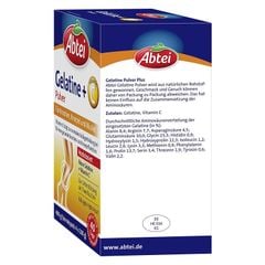 ABTEI - Bột Gelatin và Vitamin C, hỗ trợ khớp xương và mô liên kết, 4 gói bột 100g - Gelatine Pulver