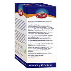 ABTEI - Bột Gelatin và Vitamin C, hỗ trợ khớp xương và mô liên kết, 4 gói bột 100g - Gelatine Pulver