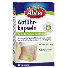 ABTEI Abführ Kapseln - Viên nang mềm nhuận tràng, chữa táo bón, hộp 40 viên