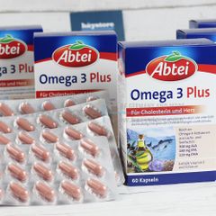 ABTEI Omega 3 Plus - Hỗ trợ tim, cân bằng cholesterol và mạch máu khỏe mạnh, hộp 60 viên