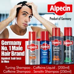 ALPECIN A3 - Dầu gội đầu trị gầu và chống rụng tóc, 250 ml - Shampoo Anti Schuppen