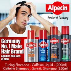 ALPECIN - Dầu gội 2in1 điều trị rụng tóc và trị gầu, vẩy sừng  - Shampoo Doppel Effekt, 200 ml