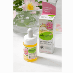 ALVERDE - Tinh dầu hoa hồng chăm sóc da mặt - NATURCOSMETICS Bio-Wildrose, 15 ml