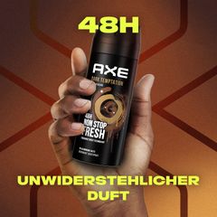 AXE Dark Temptation Bodyspray  - Xịt khử mùi Nam thành đạt và quyến rũ, 150 ml