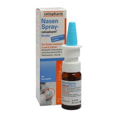 NASENSPRAY - Xịt mũi điều trị chảy nước mũi và viêm xoang trẻ từ 2 đến 6 tuổi - ratiopharm Kinder