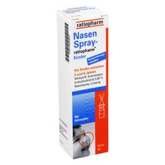 NASENSPRAY - Xịt mũi điều trị chảy nước mũi và viêm xoang trẻ từ 2 đến 6 tuổi - ratiopharm Kinder