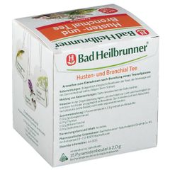 BAD HEILBRUNNER - Trà dược liệu trị cảm lạnh, viêm đường hô hấp trên, hỗ trợ phế quản, hộp (8 gói x 2g).