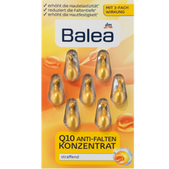BALEA Q10 Konzentrat - Viên nang tập trung chống nhăn, gói 7 viên