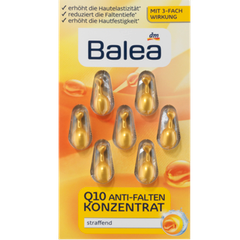 BALEA Q10 Konzentrat - Viên nang tập trung chống nhăn, gói 7 viên