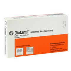 Viên đặt trị Nhiễm nấm Candida âm đạo - Biofanal Vaginaltabletten 12 viên